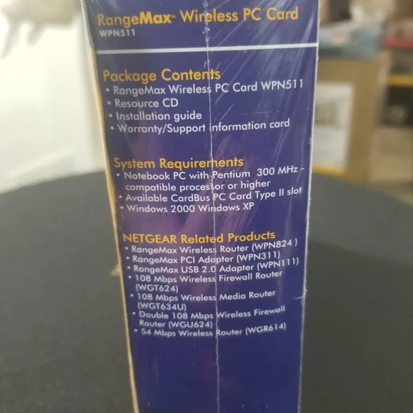 NETGEAR RANGE MAX WIRELESS PC CARD - Picture 3 of 4